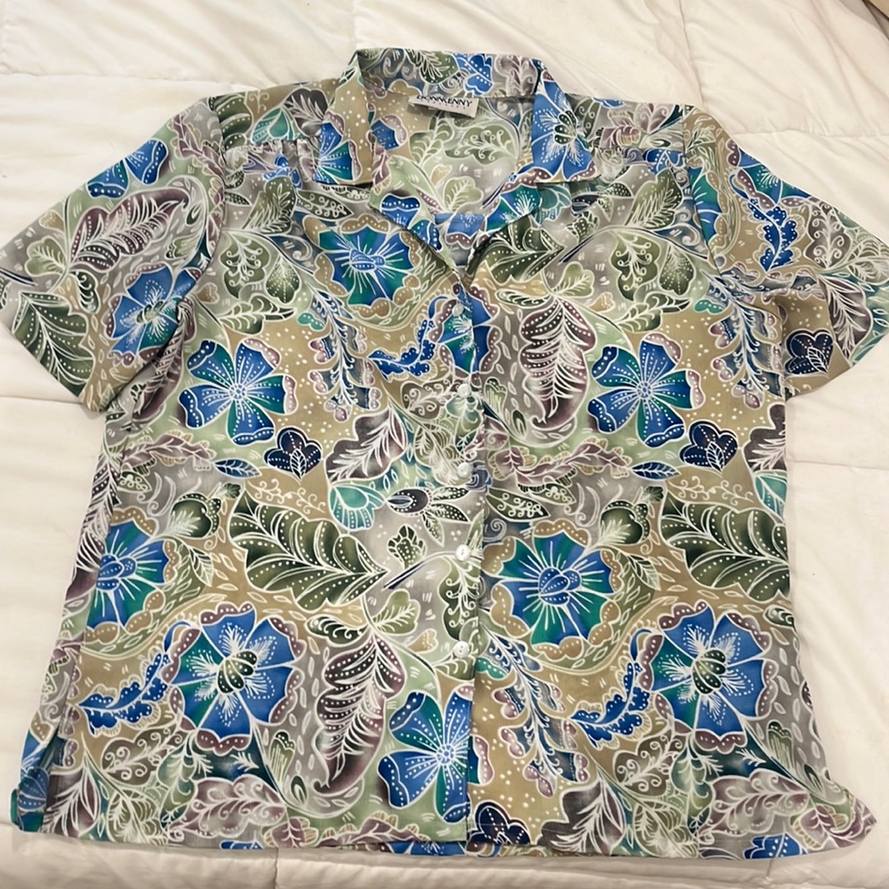 Colorful, Patterned, Button Up